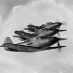 Three P-39s in formation