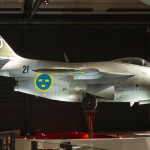 SAAB J29 Tunnan on permanent display at the Swedish Airforce Museum in Linkoping, Sweden (Media credit/Brorsson via Wikimedia Commons)