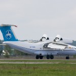 An-74 deceleration during landing with thrust reversers in deployed position (Media credit/Dmitry A. Mottl)