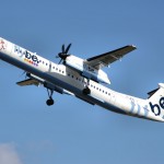 A Q400 with the longer fuselage operated by Flybe of the UK