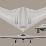 An artist's rentering of the RQ-170 (Media credit/Truthdowser via Wikipedia)