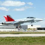 The first flight of the EA-18G Growler in August 2006