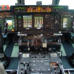 New C-5 cockpit avionics, installed under the Avionics Modernization Program