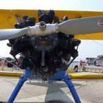 The Boeing-Stearman Model 75's 7-cylinder, 220 hp radial engine (Air Cache Photo/John M. Guilfoil)