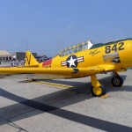 A North American T-6 "Texan" trainer. A modern trainer made by Beechcraft is also called the T-6 "Texan." This is the original. (Air Cache photo/John M. Guilfoil)