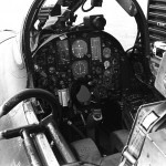 View of the cockpit of an U.S. Air Force Republic F-105D Thunderchief.