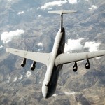 With its tremendous payload capability, the large C-5 Galaxy, an outsized-cargo transport, provides the Air Mobility Command intertheater airlift in support of United States national defense. The C-5 is one of the largest aircraft in the world.