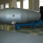 Model of the "Tsar Bomba" in the Sarov atomic bomb museum.
