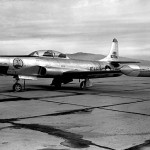 A U.S. Air Force Lockheed F-94A-5-LO Starfire (s/n 49-2586) from the 190th Fighter Interceptor Squadron, Idaho Air National Guard.