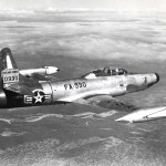 Lockheed F-94B Starfire (S/N 50-930) in flight.